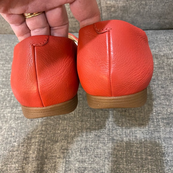 Dansko Larisa Flat Loafer Leather Poppy Red Women Size 42 - Picture 5 of 10